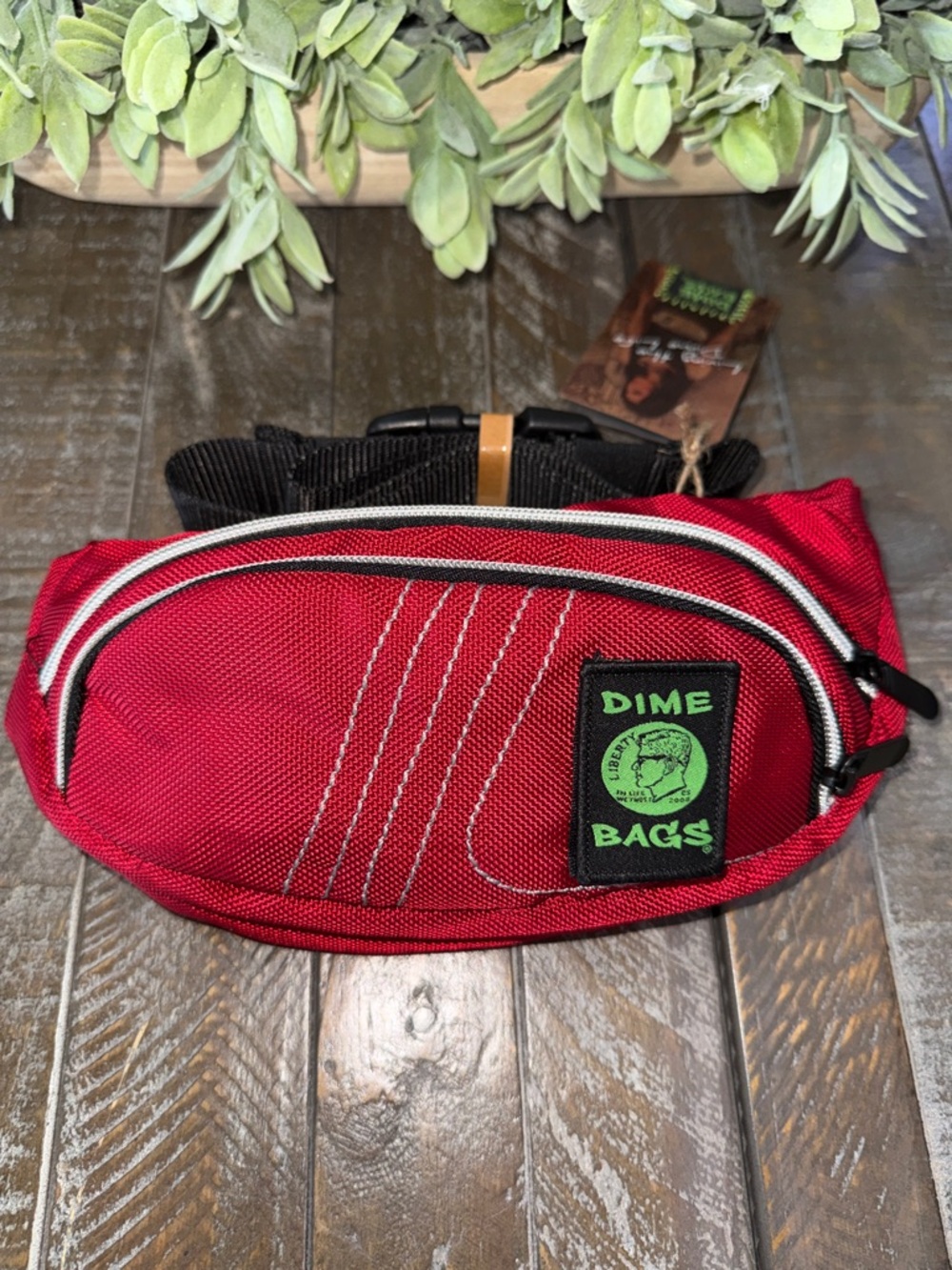 NWT Dime Bags Classic Fanny Pack - Crimson Red - “Not your Momma’s Fanny Pack”